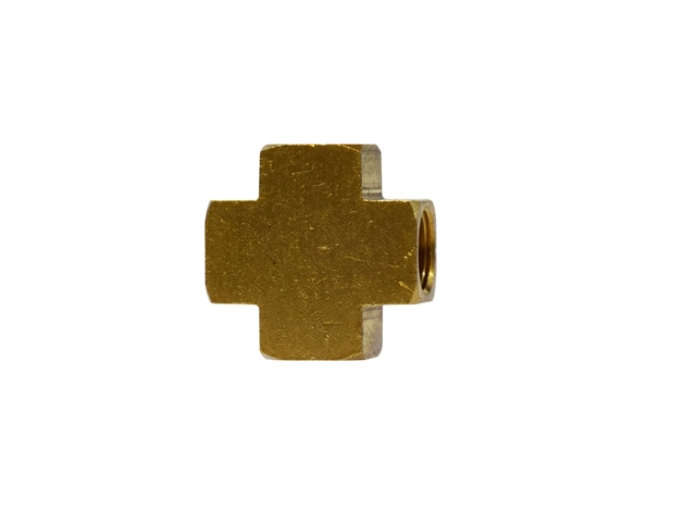 102 - Female NPT Brass Cross