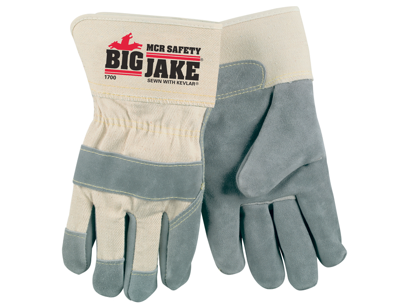 Work Gloves Leather Palm, XL