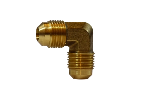 55 - 90 Degree Male SAE X Male SAE Brass Adapter